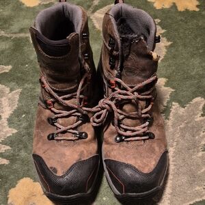 RedWing Shoes Brown and Black Men's Boots Steel Toe